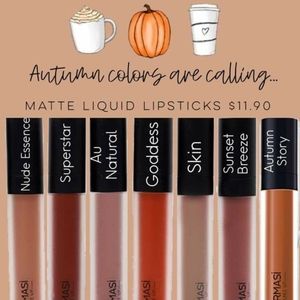 Matte liquid lippies